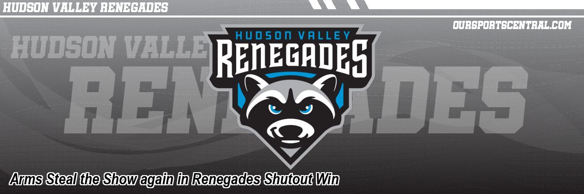 Arms Steal the Show again in Renegades Shutout Win