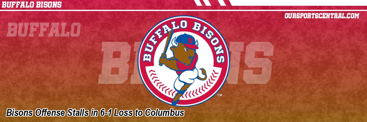 Bisons Offense Stalls in 6-1 Loss to Columbus