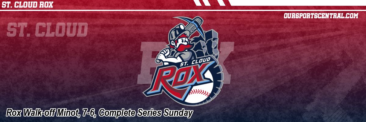 Rox Walk-off Minot, 7-6, Complete Series Sunday