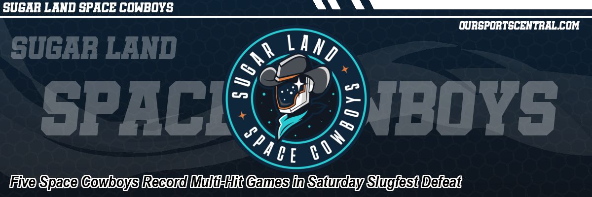 Five Space Cowboys Record Multi-Hit Games in Saturday Slugfest Defeat