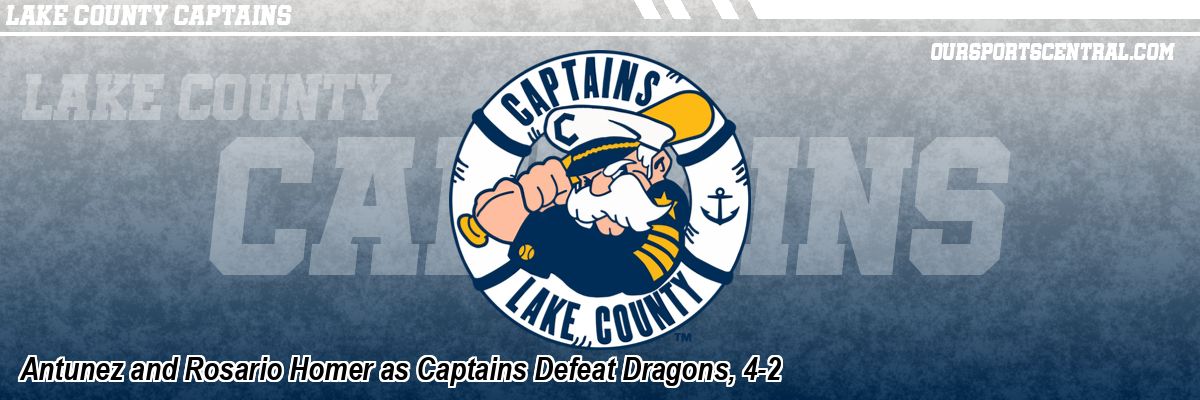 Antunez and Rosario Homer as Captains Defeat Dragons, 4-2