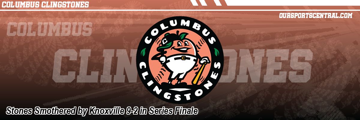 Stones Smothered by Knoxville 9-2 in Series Finale