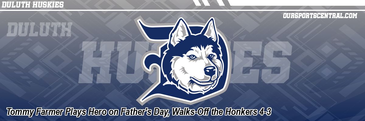 Tommy Farmer Plays Hero on Father's Day, Walks-Off the Honkers 4-3
