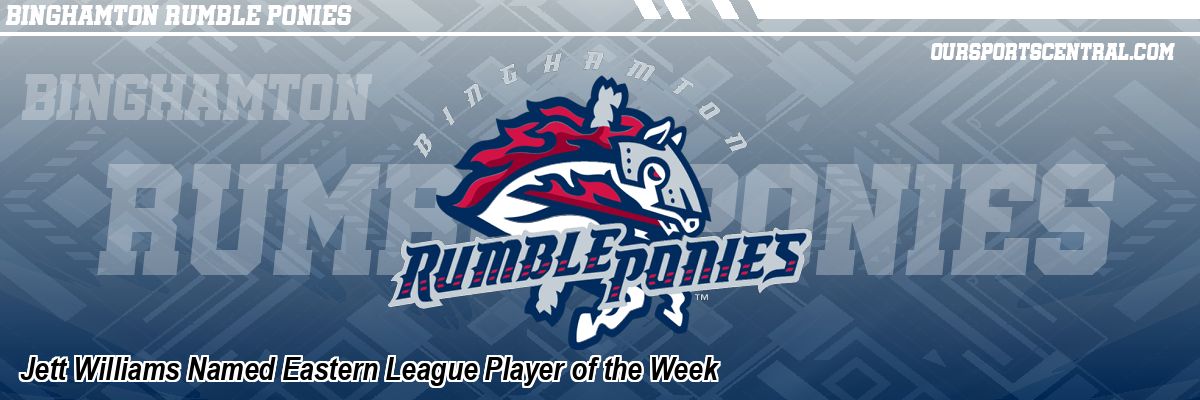 Jett Williams Named Eastern League Player of the Week