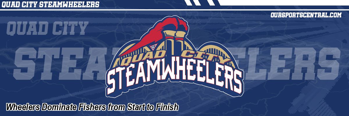 Wheelers Dominate Fishers from Start to Finish