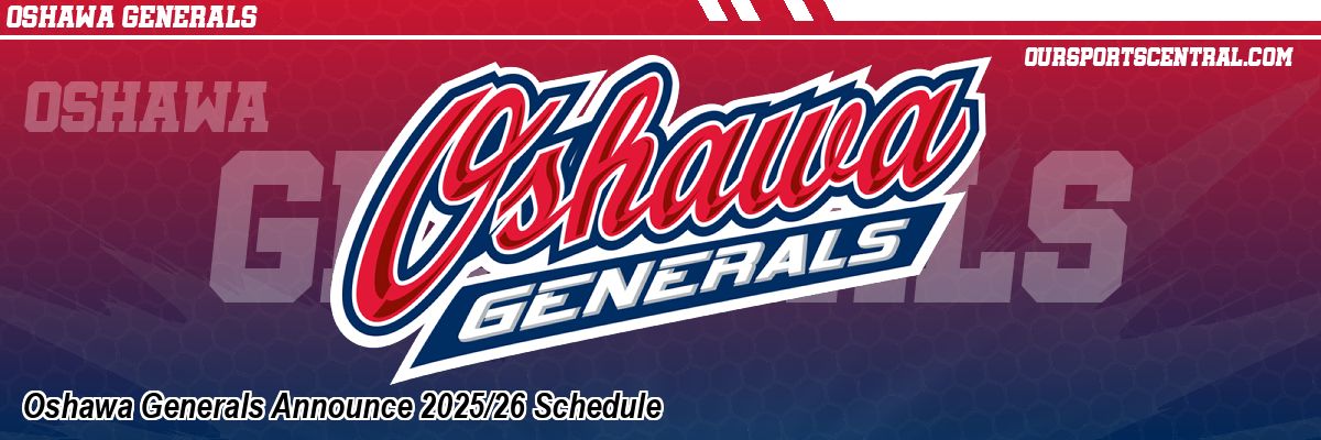 Oshawa Generals Announce 2025/26 Schedule