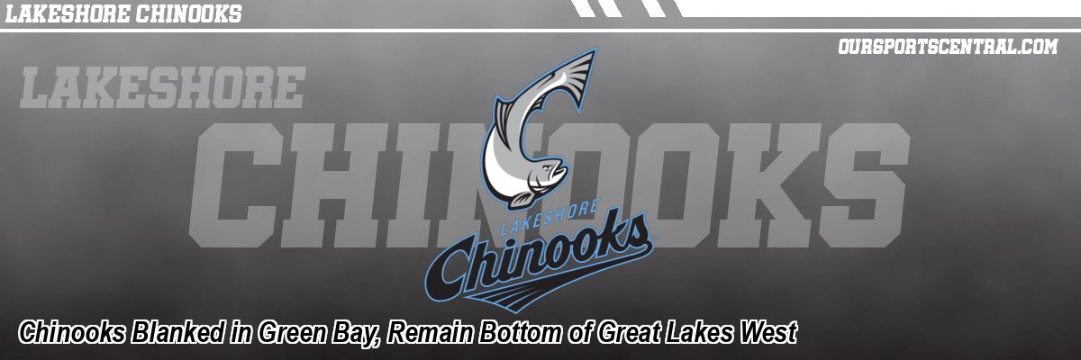 Chinooks Blanked in Green Bay, Remain Bottom of Great Lakes West
