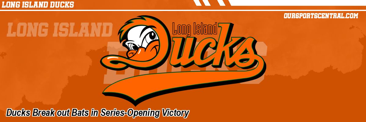 Ducks Break out Bats in Series-Opening Victory