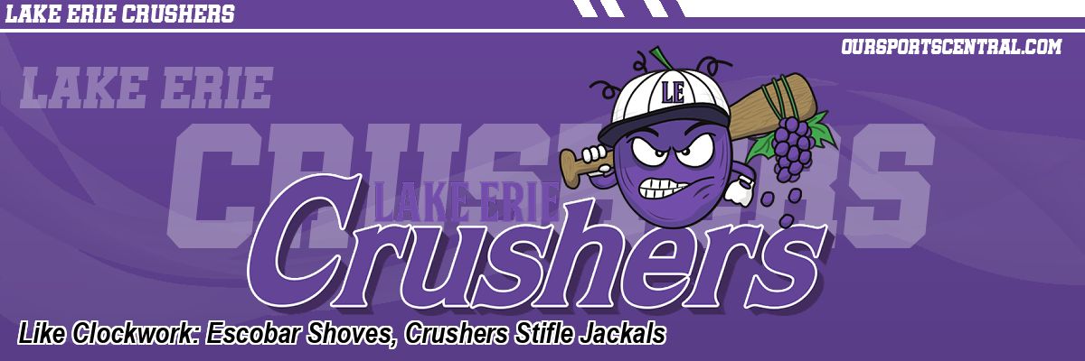 Like Clockwork: Escobar Shoves, Crushers Stifle Jackals
