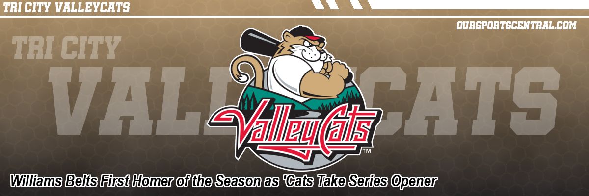 Williams Belts First Homer of the Season as 'Cats Take Series Opener