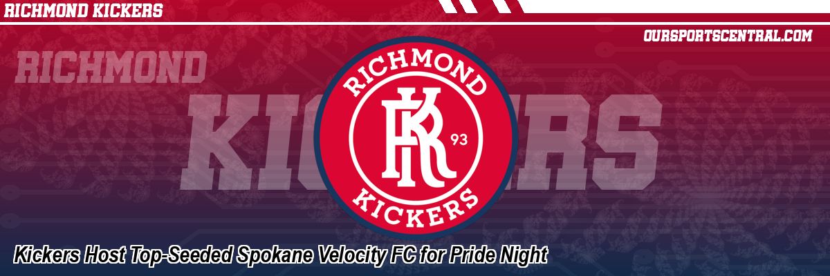 Kickers Host Top-Seeded Spokane Velocity FC for Pride Night