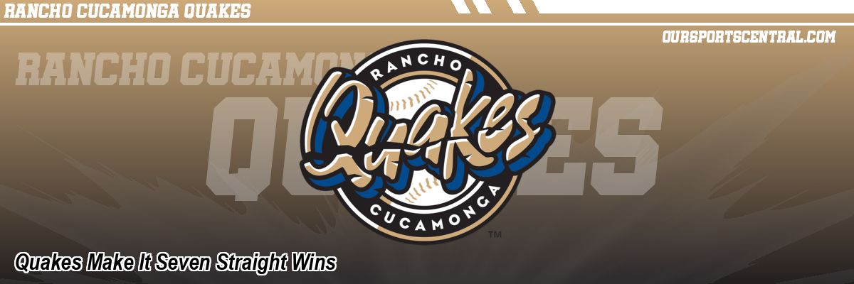 Quakes Make It Seven Straight Wins