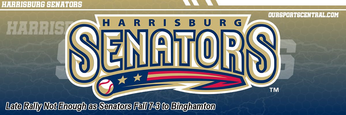Late Rally Not Enough as Senators Fall 7-3 to Binghamton