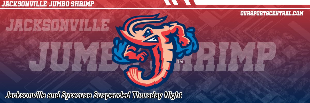 Jacksonville and Syracuse Suspended Thursday Night