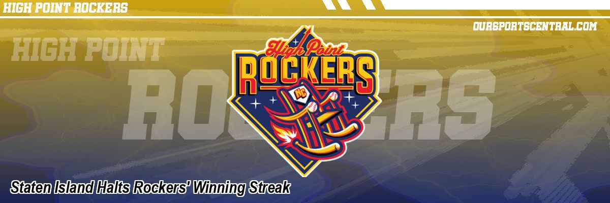 Staten Island Halts Rockers' Winning Streak