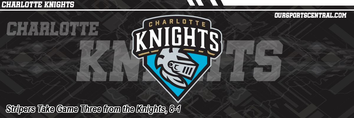 Stripers Take Game Three from the Knights, 8-1