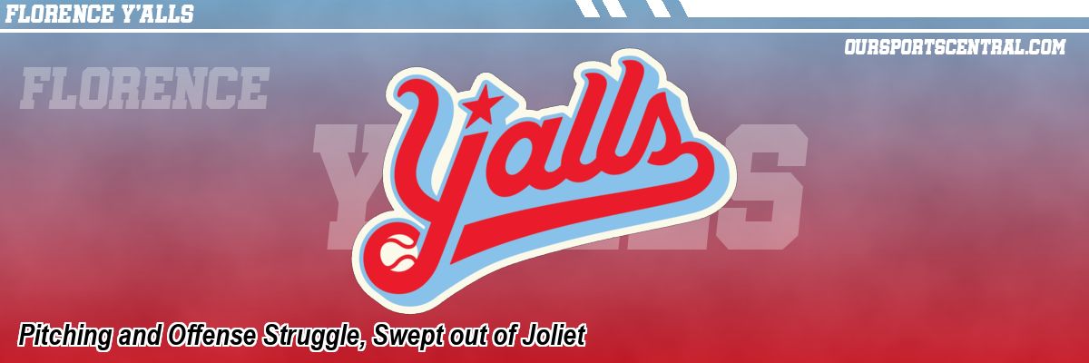 Pitching and Offense Struggle, Swept out of Joliet