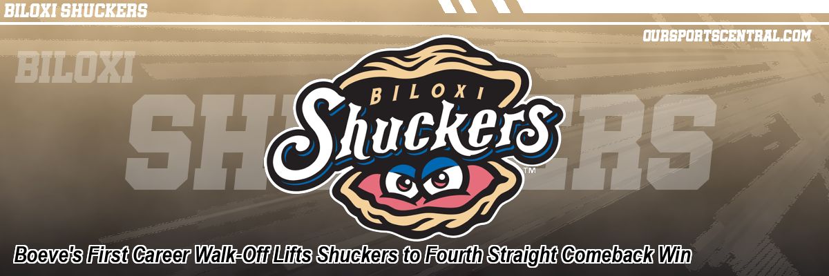 Boeve's First Career Walk-Off Lifts Shuckers to Fourth Straight Comeback Win