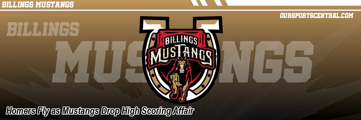 Homers Fly as Mustangs Drop High Scoring Affair