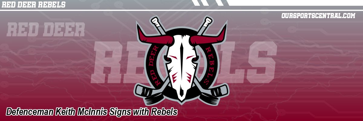 Defenceman Keith McInnis Signs with Rebels