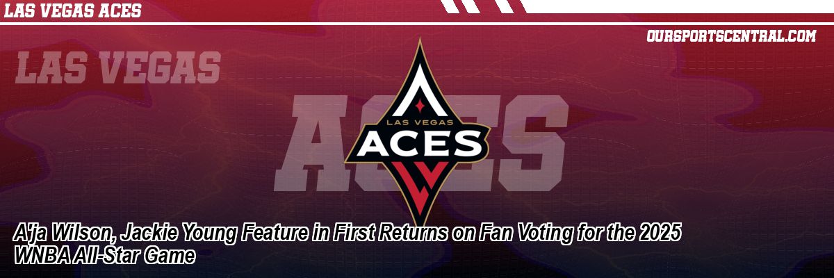 A'ja Wilson, Jackie Young Feature in First Returns on Fan Voting for the 2025 WNBA All-Star Game