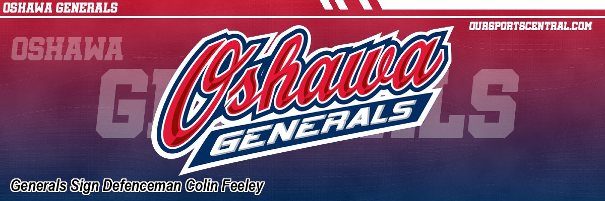 Generals Sign Defenceman Colin Feeley