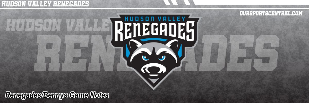 Renegades/Bennys Game Notes