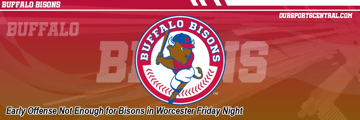 Early Offense Not Enough for Bisons in Worcester Friday Night