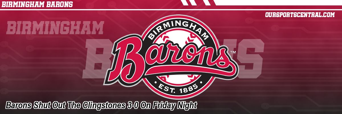 Barons Shut Out The Clingstones 3-0 On Friday Night
