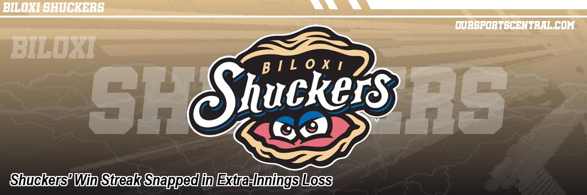 Shuckers' Win Streak Snapped in Extra-Innings Loss