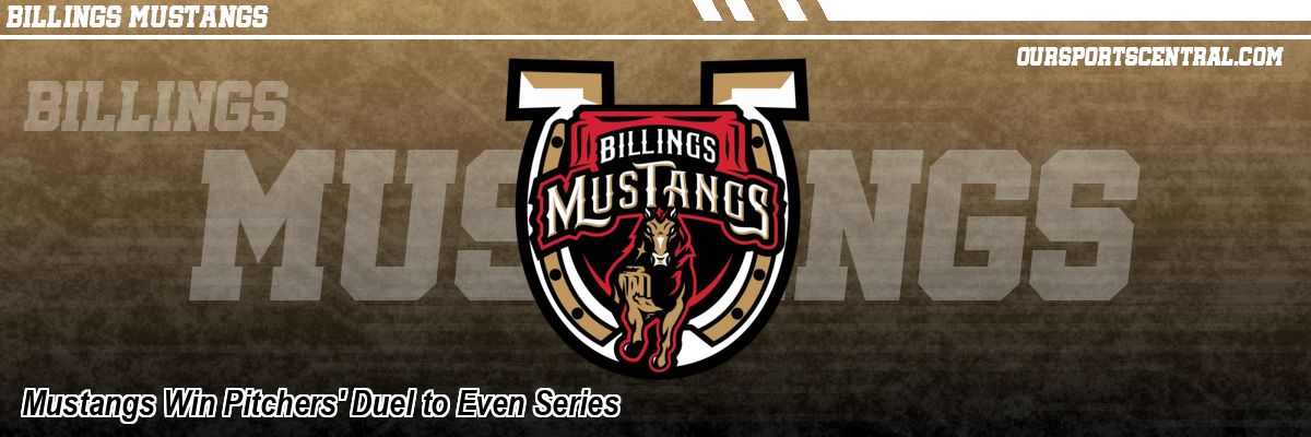 Mustangs Win Pitchers' Duel to Even Series