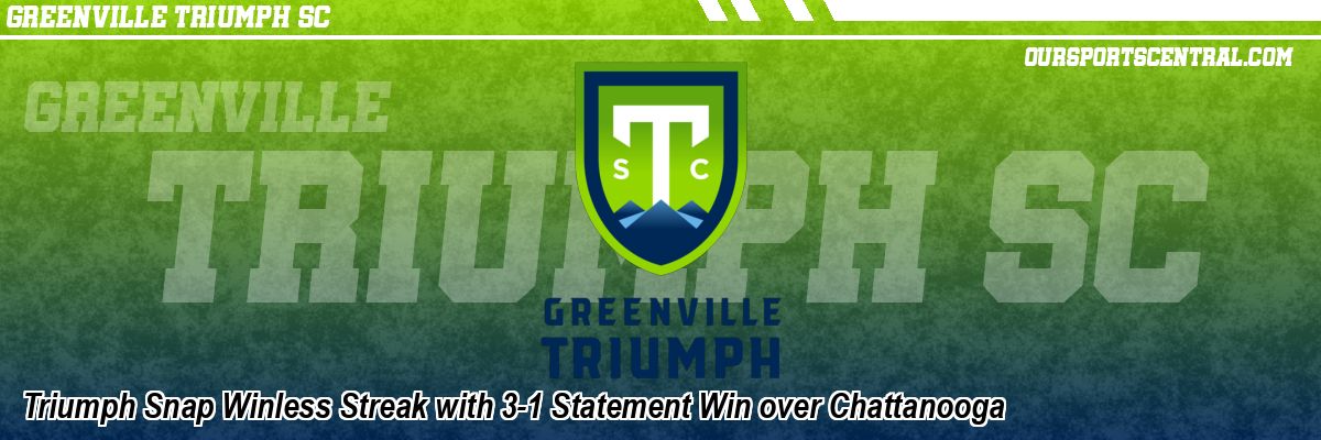 Triumph Snap Winless Streak with 3-1 Statement Win over Chattanooga