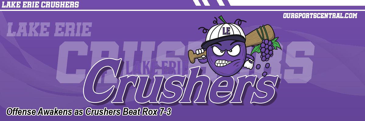 Offense Awakens as Crushers Beat Rox 7-3
