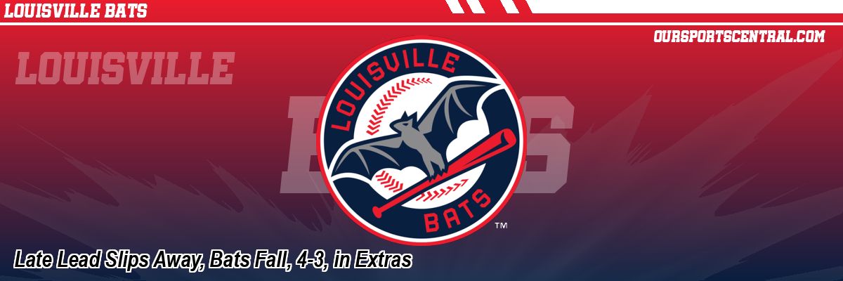 Late Lead Slips Away, Bats Fall, 4-3, in Extras