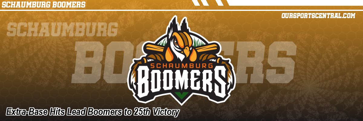 Extra-Base Hits Lead Boomers to 25th Victory