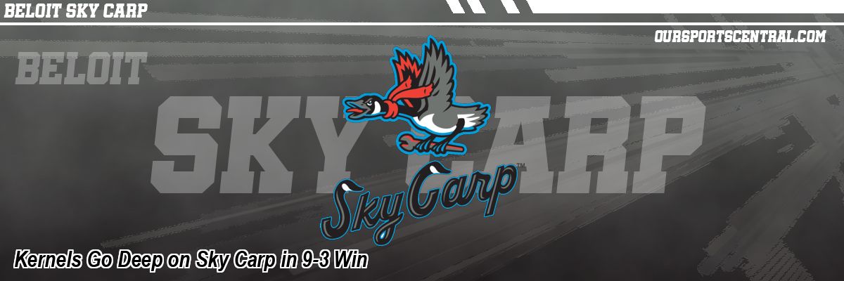 Kernels Go Deep on Sky Carp in 9-3 Win