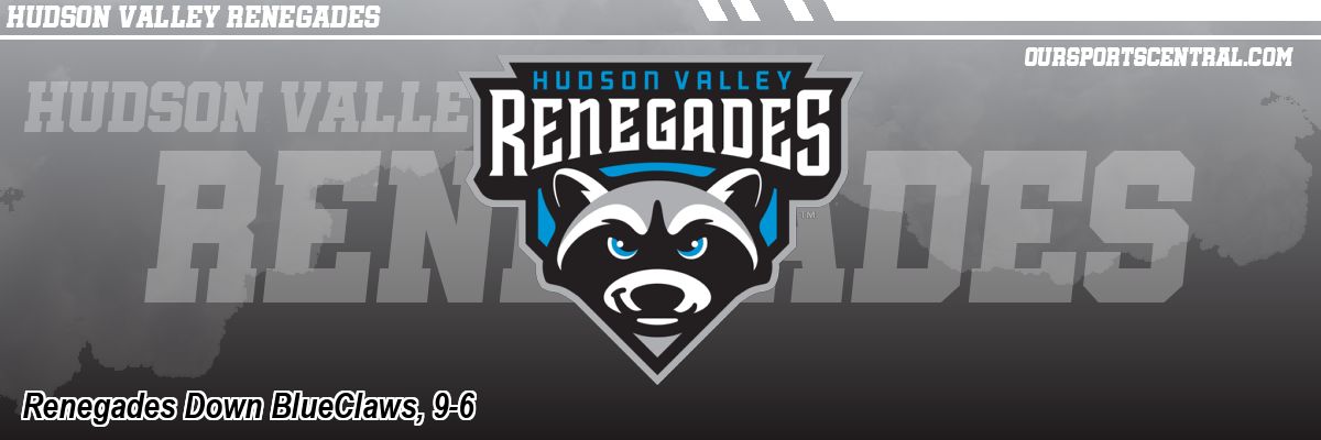Renegades Down BlueClaws, 9-6