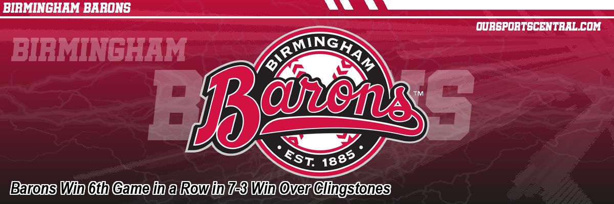 Barons Win 6th Game in a Row in 7-3 Win Over Clingstones