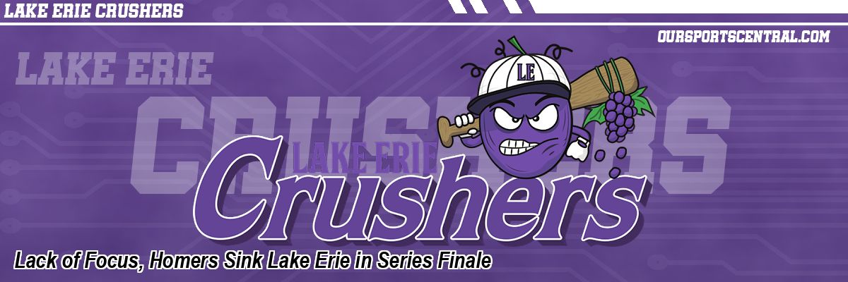 Lack of Focus, Homers Sink Lake Erie in Series Finale