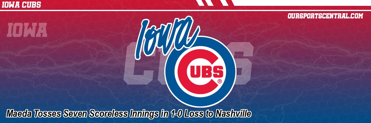 Maeda Tosses Seven Scoreless Innings in 1-0 Loss to Nashville