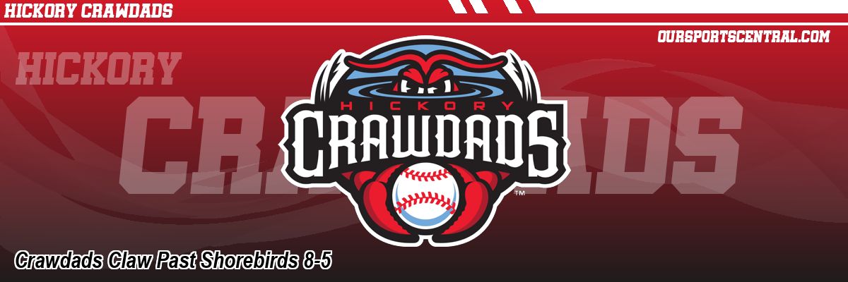 Crawdads Claw Past Shorebirds 8-5
