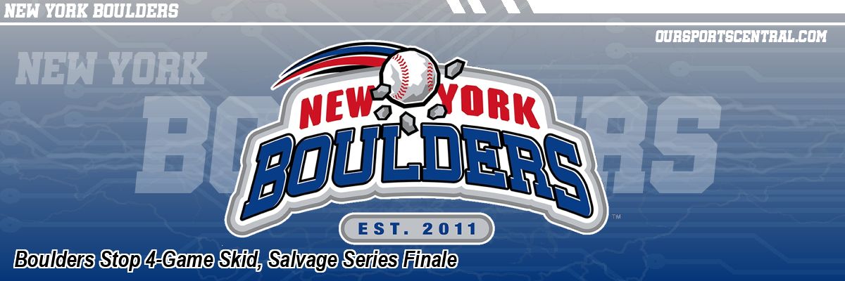 Boulders Stop 4-Game Skid, Salvage Series Finale