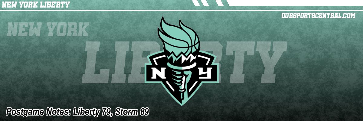 Postgame Notes: Liberty 79, Storm 89