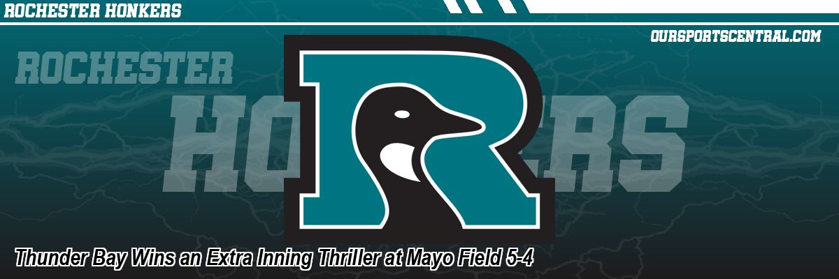 Thunder Bay Wins an Extra Inning Thriller at Mayo Field 5-4