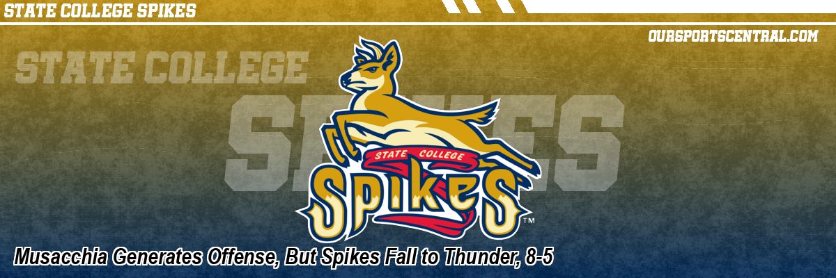 Musacchia Generates Offense, But Spikes Fall to Thunder, 8-5