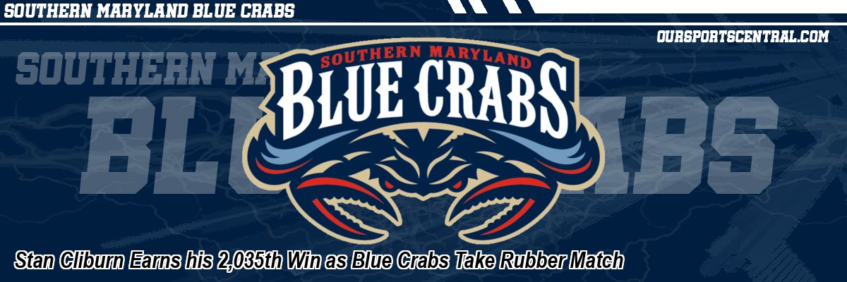 Stan Cliburn Earns his 2,035th Win as Blue Crabs Take Rubber Match