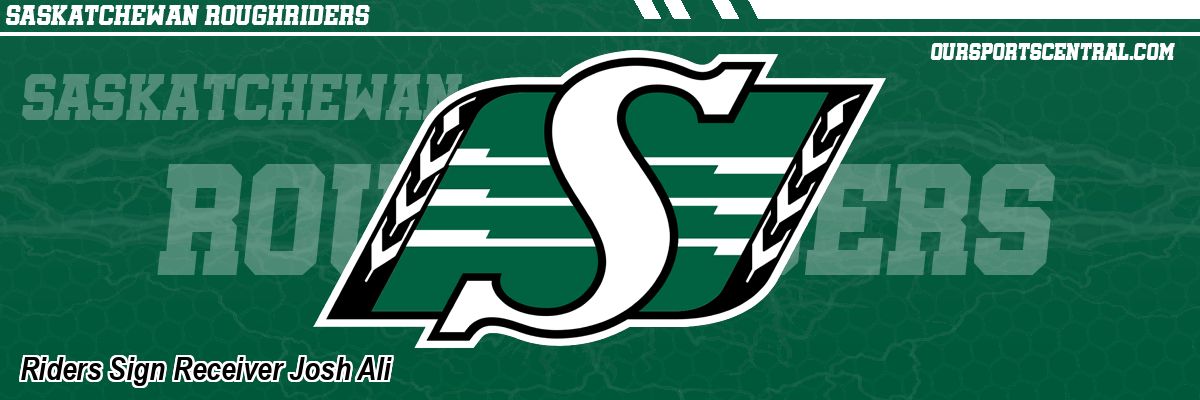 Riders Sign Receiver Josh Ali