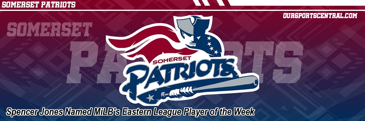 Spencer Jones Named MiLB's Eastern League Player of the Week