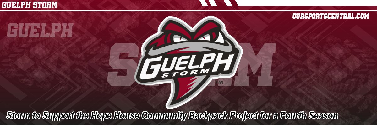 Storm to Support the Hope House Community Backpack Project for a Fourth Season