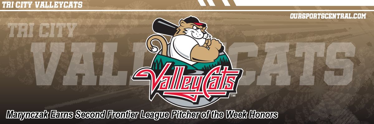 Marynczak Earns Second Frontier League Pitcher of the Week Honors